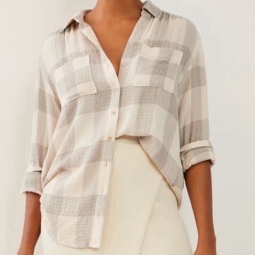 Anthropologie Pilcro Gray Tunic